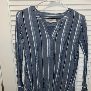 Blue stripped blouse